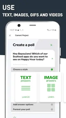 Pollinate Multimedia Polls android App screenshot 3